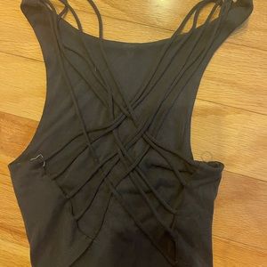 Urban outfitters open bank cropped top